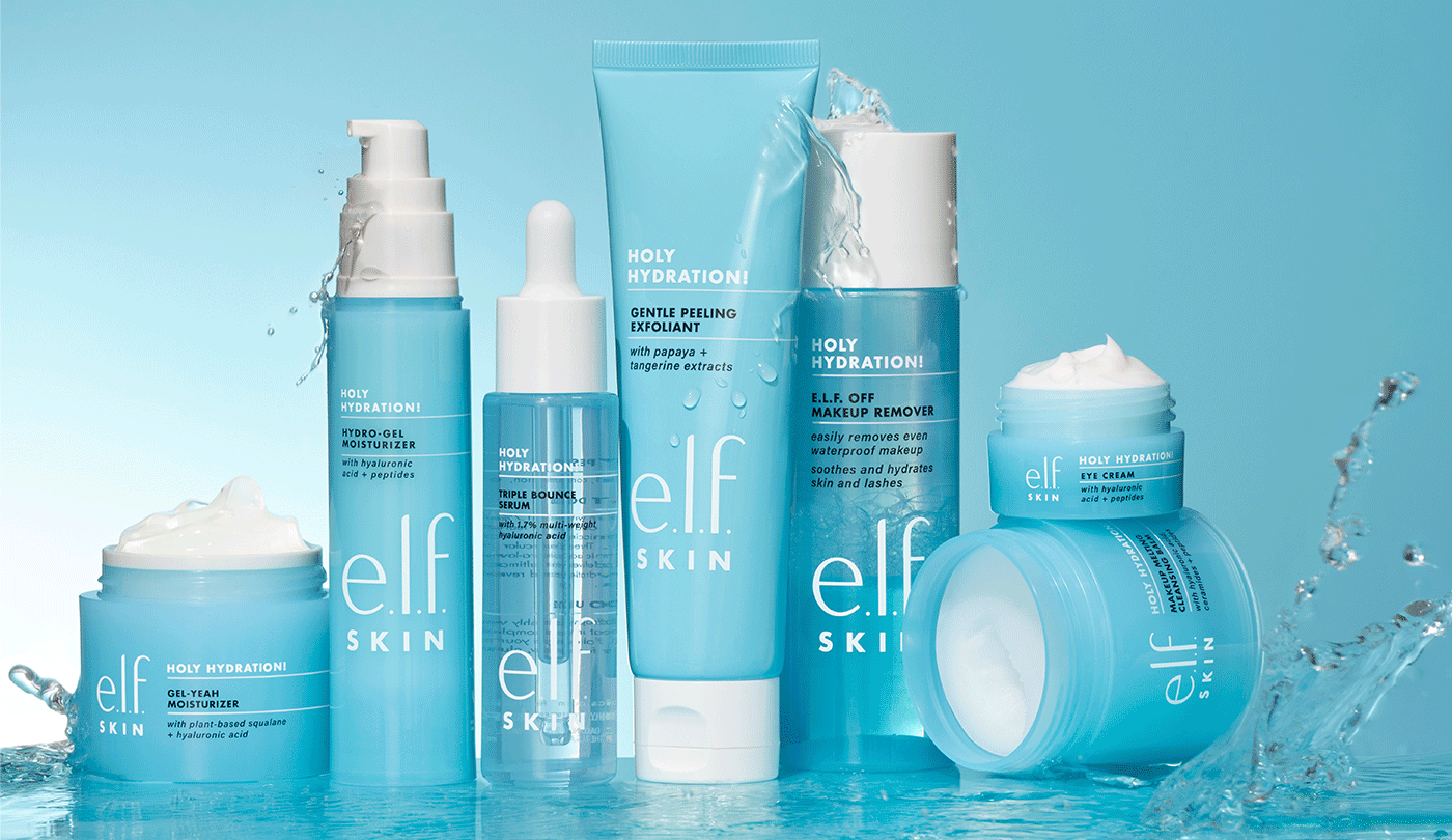 Pick from holy hydrationcollection, youth boosting serum and blue-ty sleep night oil