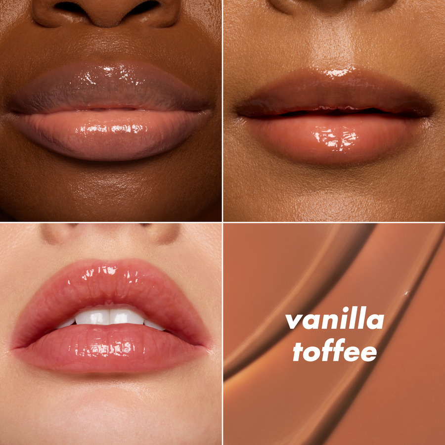 Models Wearing Glow Reviver Melting Lip Balm Shade Vanilla Toffee