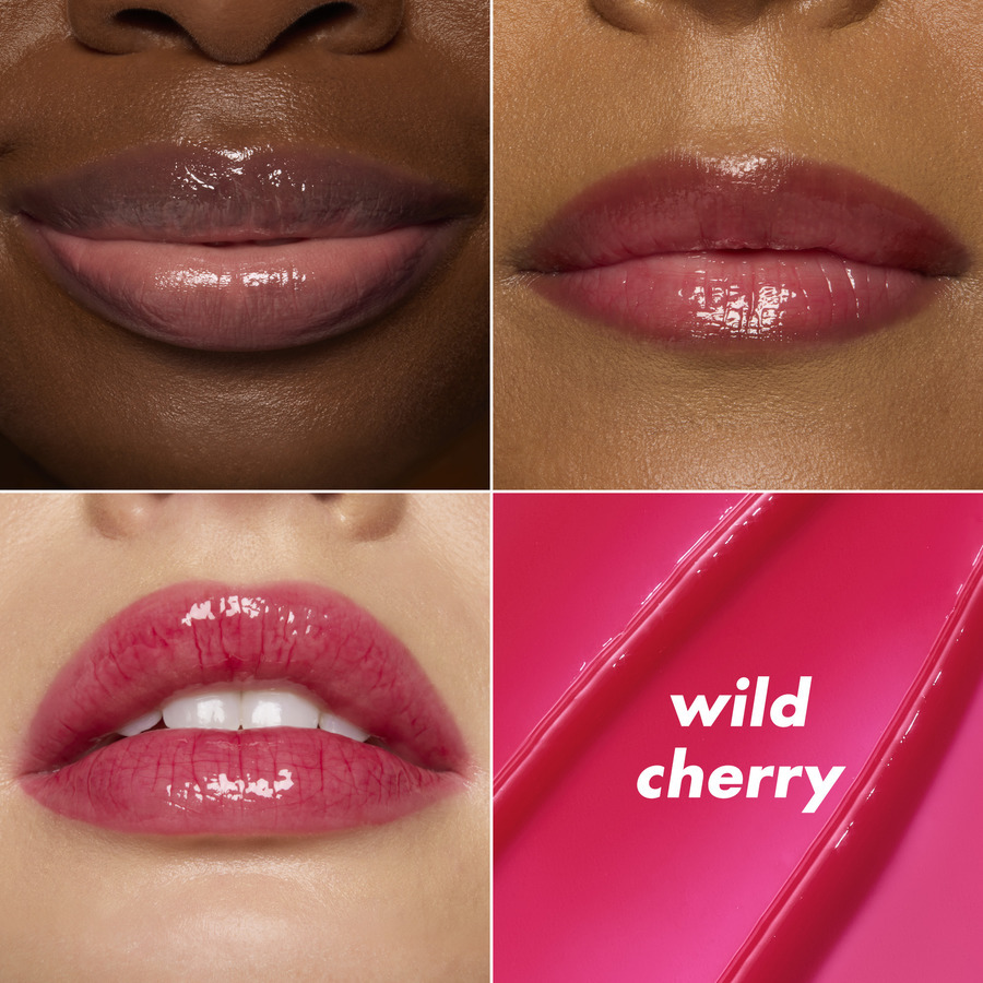 Models Wearing Glow Reviver Melting Lip Balm Shade Wild Cherry