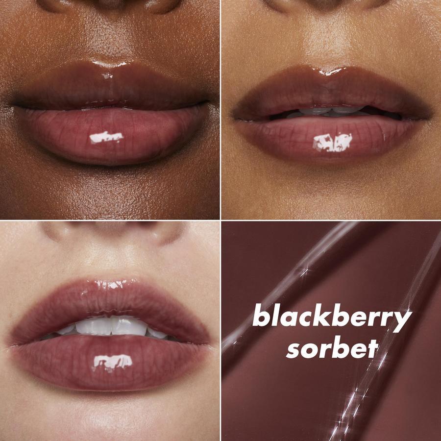 Models Wearing Glow Reviver Melting Lip Balm Shade Blackberry Sorbet