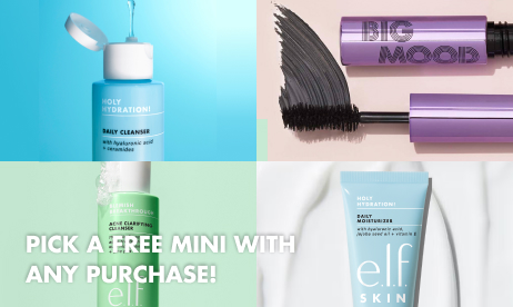 Pick a free mini with any purchase!