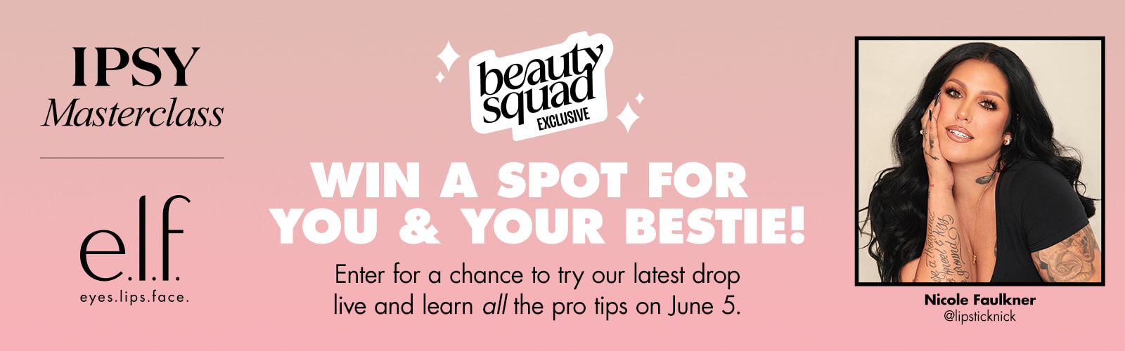 IPSY Masterclass Sweepstakes