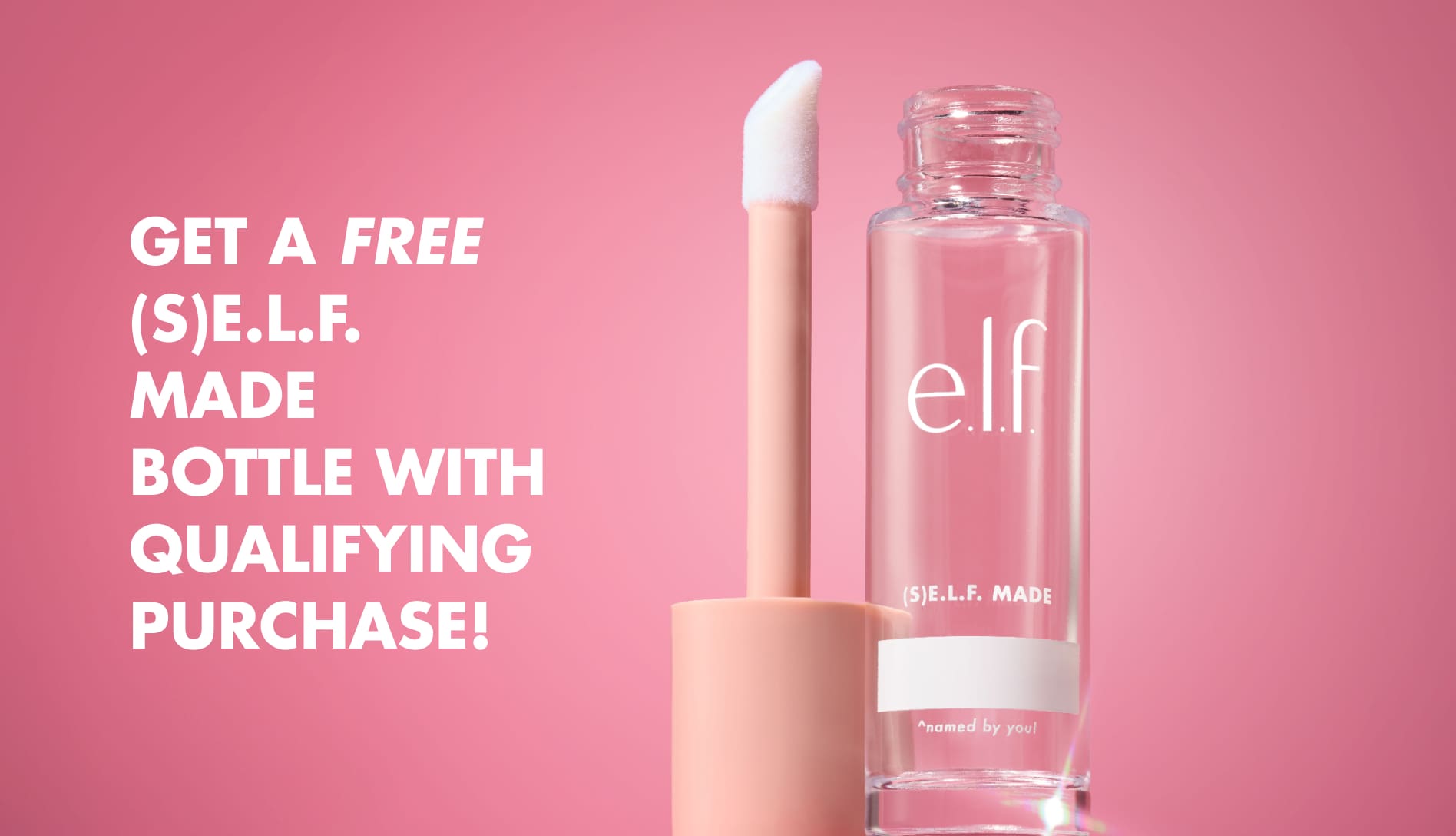 Get a free self made bottle with qualifying purchase!
